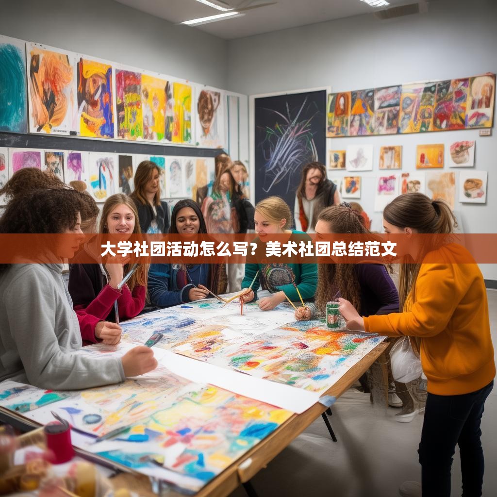 大学社团活动怎么写？美术社团总结范文