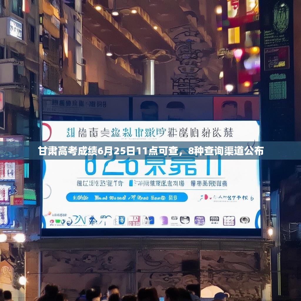 甘肃高考成绩6月25日11点可查,8种查询渠道公布 甘肃高考成绩6月25日11点可查,8种查询渠道公布
