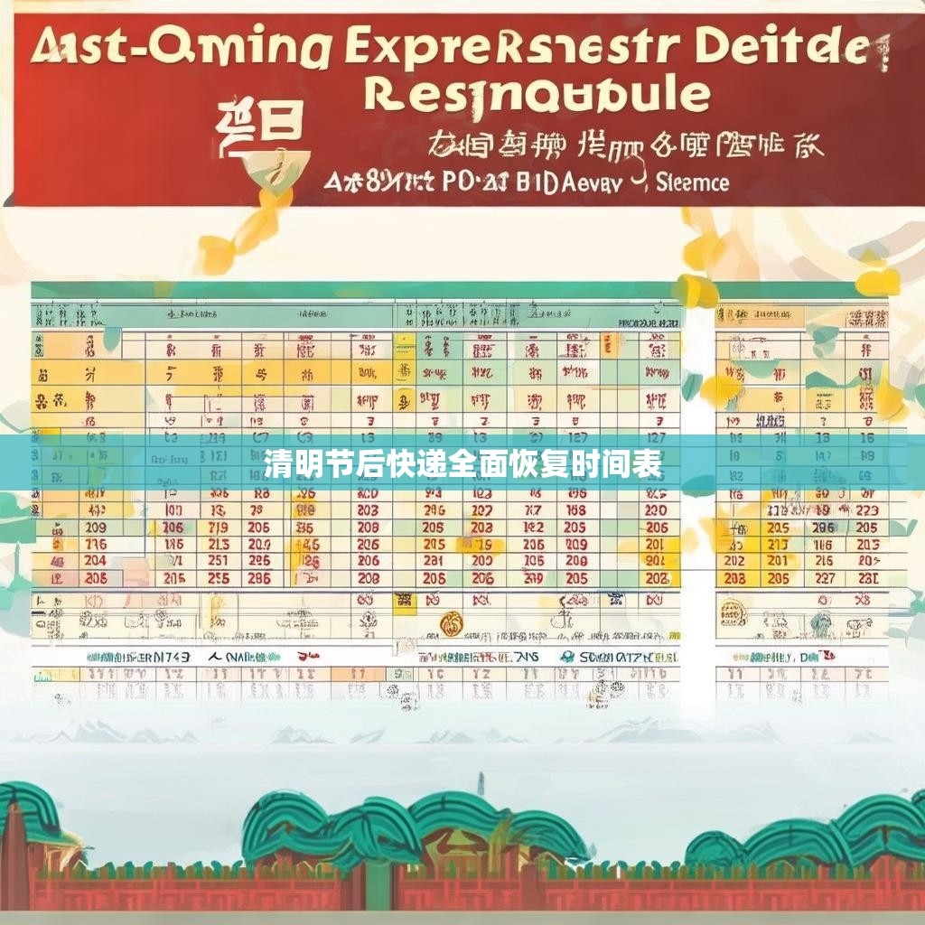 详细阅读:清明节后快递全面恢复时间表 清明节后快递全面恢复时间表